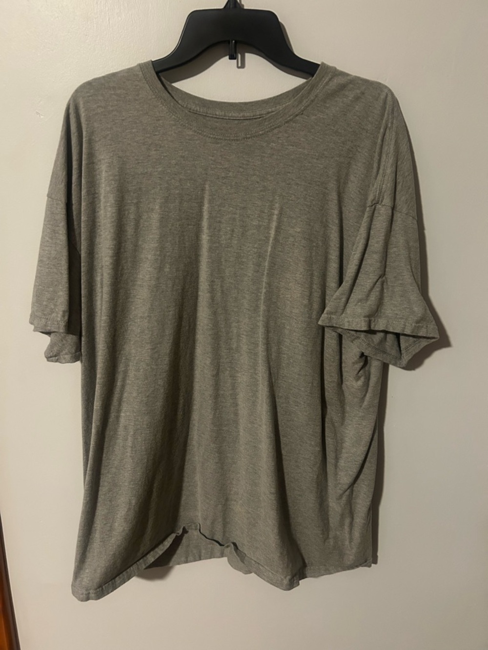 Classic Men's Olive Crew Neck T-Shirt Fruit Of The Look size 2XL